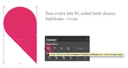 Döntetlen geometriai csillag Adobe Illustrator