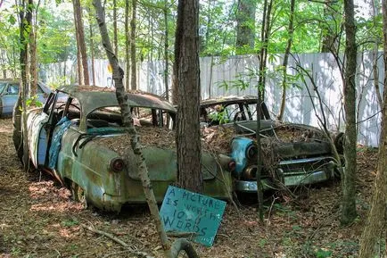 cel mai mare cimitir din lume de mașini vechi americane