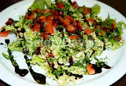 Saláta rák - finom íze natív termékek recept fotókkal és videó