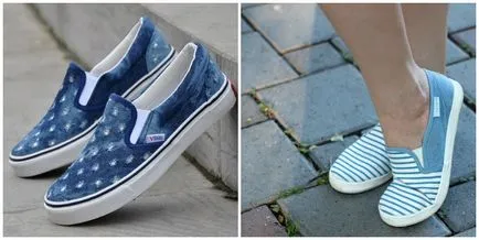 Din ceea ce sa poarte adidași denim de pe platformă și pene (foto)