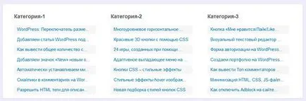 pagina șablon WordPress