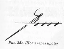 Cusătura „peste margine“