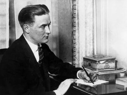 Scott Fitzgerald biografia și creativitatea