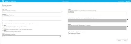 Създаване и управление на чат стая, скайп за бизнес - скайп за бизнес