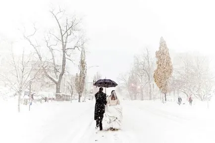 Зимни сватбени най-добрите идеи за фотосесия