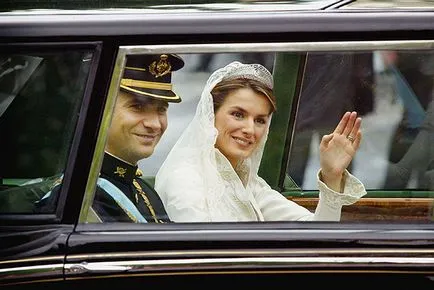 Nunta prințului Felipe și Letitsii Ortis rokasolano
