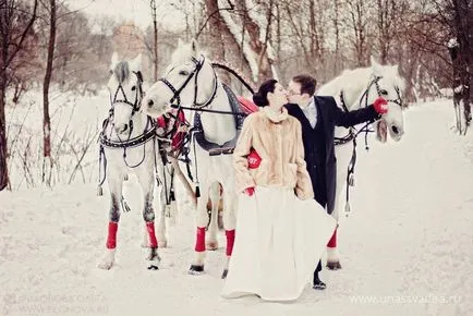 Зимни сватбени най-добрите идеи за фотосесия