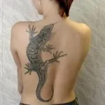 Iguana Tattoo érték, és a fénykép miniatűr