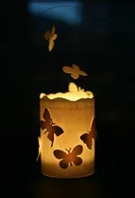 Lampa „Butterfly“, cu propriile sale mâini - acasă Mamele