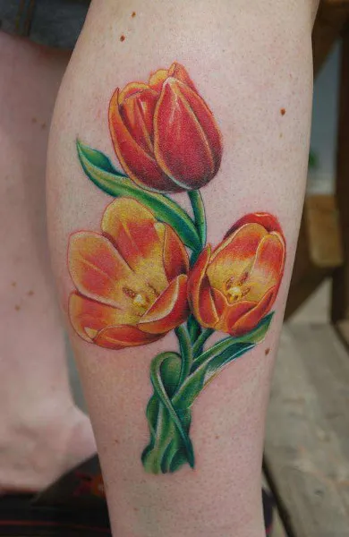 Tattoo tulipán - érték tetoválás minták és képek