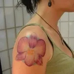 Orchid valoare tatuaj de flori, și miniaturi foto
