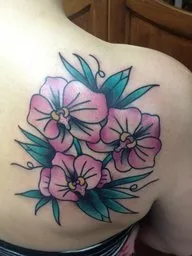 Orchid tetoválás (érték, vázlatok, fényképek), tattoofotos