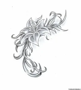 tatuaj Orchid (valoare, schițe, fotografii), tattoofotos
