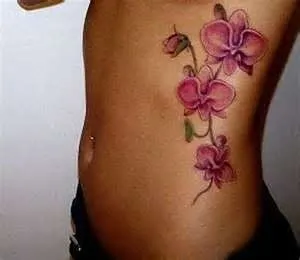 Orchid tetoválás (érték, vázlatok, fényképek), tattoofotos