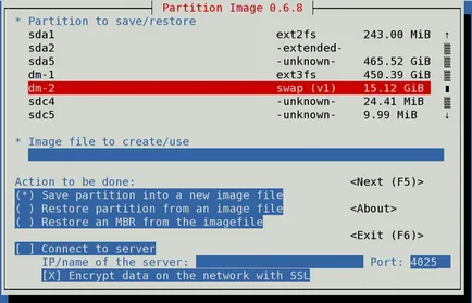 Mici 6 pentru clonare de disc și crearea de imagini în Linux