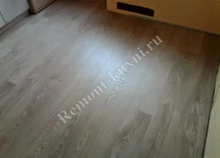 Instalarea parchet laminat în bucătărie cu mâinile