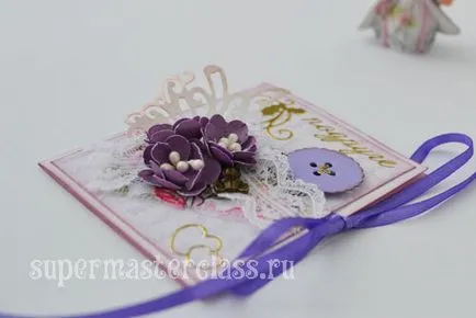 Valentine egy barát a kezét az a technika scrapbooking, mesterkurzusokon kézimunka