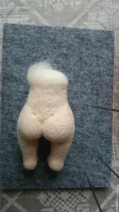 Felted dremushka păpușă