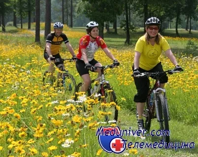 Bicicliștii salva de la varice si atac de cord