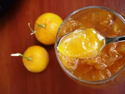 Jam mandarint - egy finom kezelésére