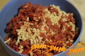 Khanum hússal és burgonyával - recept fotókkal