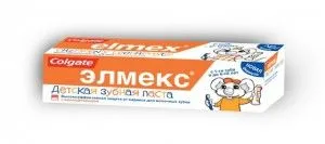 Паста за зъби elmeks (elmex) за деца състав