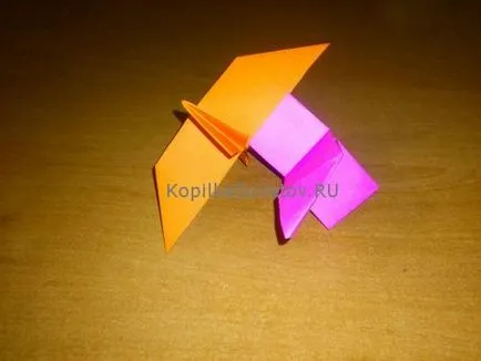 Steaua a volumului de hârtie în atelier de origami pentru începători