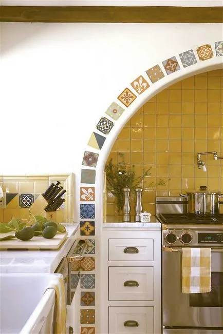 Arcul între bucătărie și camera de zi sau hol gips carton, cum de a decora o ușă în proiectarea