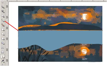 Blog Archive efect brushstrokes în CorelDraw - lecții Corel Draw