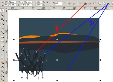 Blog Archive efect brushstrokes în CorelDraw - lecții Corel Draw