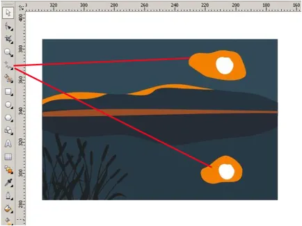 Blog Archive efect brushstrokes în CorelDraw - lecții Corel Draw