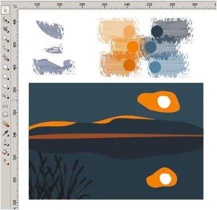 Blog Archive efect brushstrokes în CorelDraw - lecții Corel Draw