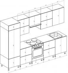 Чертежи на кухни