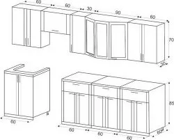 Чертежи на кухни