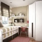 Интериорен дизайн малка спалня