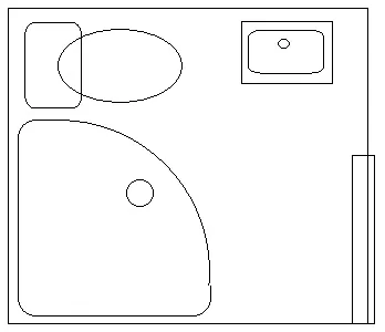 baie de design si decorarea camerei de toaletă casa blocul Stratului serie tipic ii-18