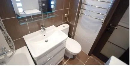 баня дизайн и декорация на стая тоалетна блок къщата оформлението типичен серия II-18