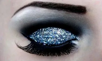 Glitter umbra pentru a utiliza