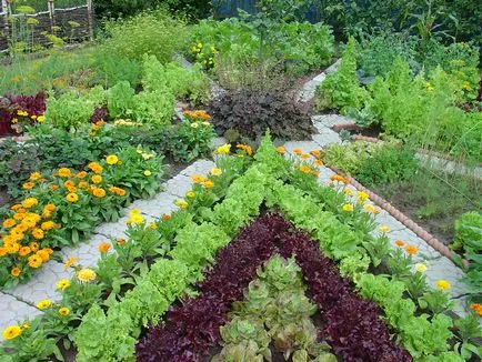 Paturile în stilul unei grădini franceze