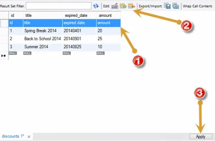 Import csv-fájlt a táblázat mysql, mysql