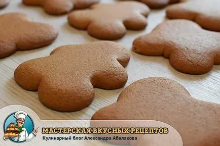 Gingerbread - майсторски клас при стъпка по стъпка снимки