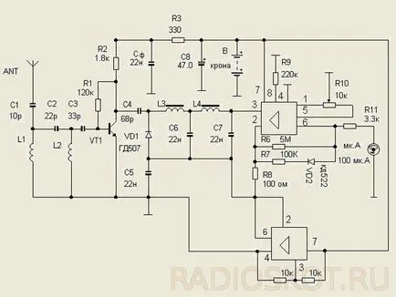 Indikátor elektromágneses mező