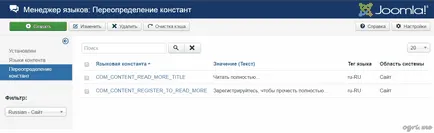 Joomla Cum de a adăuga constante de limbă sau redefinesc