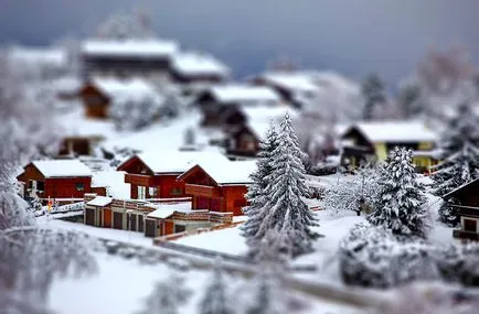 A művészeti, hogy egy Tilt-shift hatás