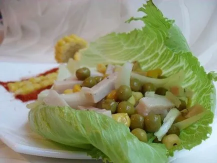 Spanyol saláta megfelelő receptet egy fotó