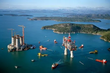 Cum se extrage uleiul în mare ca creat și operează platforma de petrol offshore, Marea Nordului