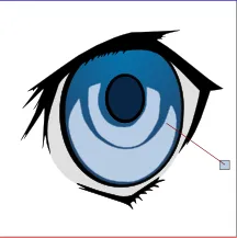Hogyan kell felhívni a szemét anime stílus használatával inkscape