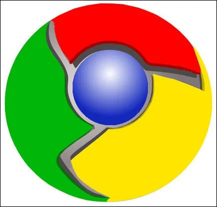 Cum de a desena un logo Google Chrome