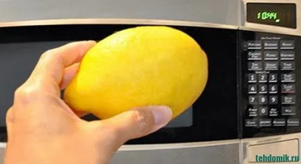 Hogyan tisztítható a mikrohullámú sütő az otthon zsír citrom, ecet és a szódabikarbóna videó