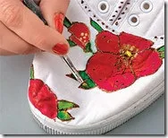 Как да рисувате обувките си
